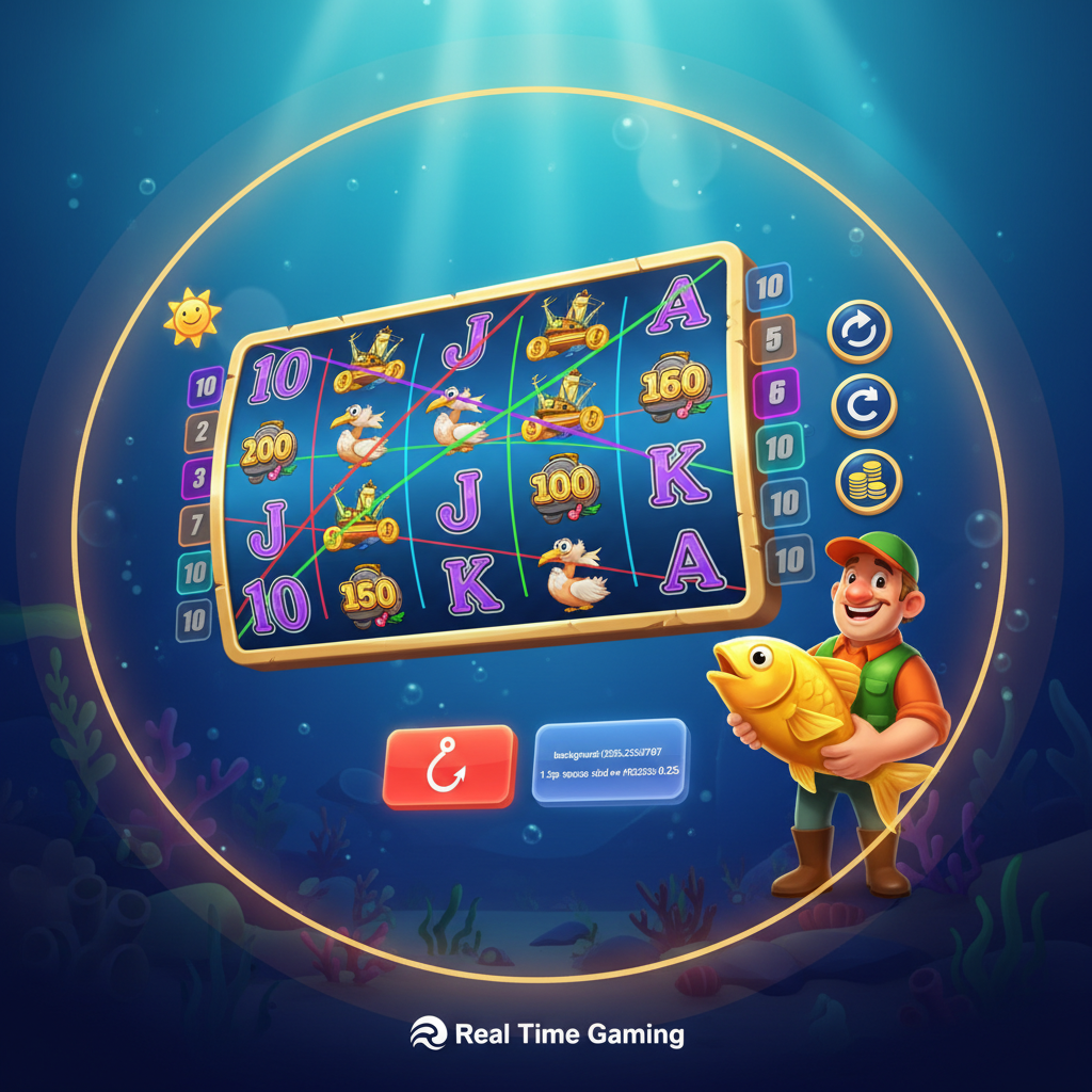 Fishin' Frenzy slot game screenshot
